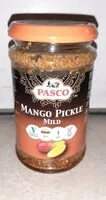 Mängden socker i Pasco Mango Pickle (mild)