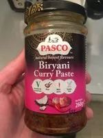 Mängden socker i Pasco Biryani Curry Paste