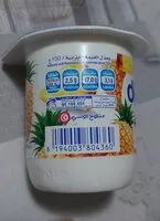 Mängden socker i Délice aux fruits Ananas