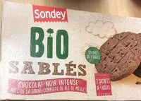 Mängden socker i Sablés bio au chocolat