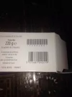 Mängden socker i Biscuits fourrés