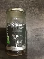 Mängden socker i Olives noires de Nyons biologiques