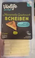 Mängden socker i Mozerella Geschmack Scheiben