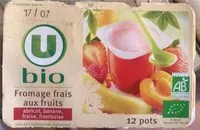 Mängden socker i Fromage frais aux fruits