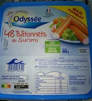 Mängden socker i 48 bâtonnets de surimi
