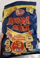 Mängden socker i Monster munch jambon fromage