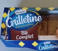Mängden socker i Grilletine blé complet