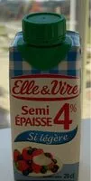 Mängden socker i Semi-épaisse 4%