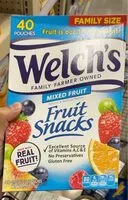 Mängden socker i Welch’s