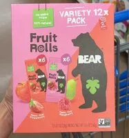 Mängden socker i Strawberry & Raspberry Fruit Rolls