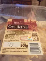 Mängden socker i Oreillettes