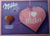 Mängden socker i I love Milka Erdbeer-Crème