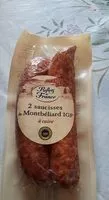 Mängden socker i Saucisses de Montbéliard