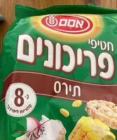 Mängden socker i חטיפי פריכונים תירס