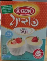 Mängden socker i פודינג אינסטנט בטעם וניל