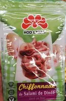 Mängden socker i Chiffonnade de Salami de Dinde