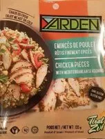 Mängden socker i Émincés de poulet rôtis finement épicés