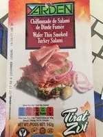 Mängden socker i Chiffonnade de Salami de Dinde