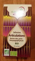 Mängden socker i Infusion Articulations Reine des prés Harpagophytum bio
