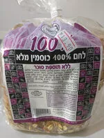 Mängden socker i לחם 100% כוסמין מלא