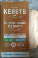 Mängden socker i Chiffonade de dinde grillée