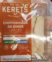 Mängden socker i Chiffonnade de dinde grillée