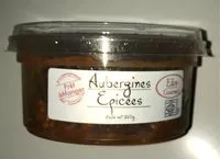 Mängden socker i Aubergines épicées tranchées