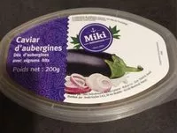 Mängden socker i Caviar d'aubergine