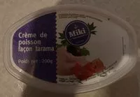 Mängden socker i Crème de poisson façon Tarama