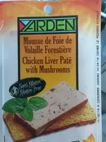 Mängden socker i Mousse de Foie de Volaille Forestiere