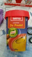 Mängden socker i Bouillon De Poulet 400GR Telma
