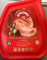 Mängden socker i Poitrine de poulet fumee