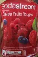 Mängden socker i Concentré saveur Fruits Rouges