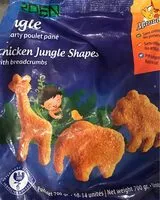 Mängden socker i Jungle P'animaux Schnitzels