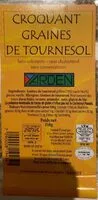 Mängden socker i Croquant graines de tournesol