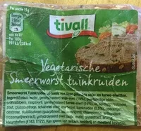 Mängden socker i Vegetarische smeerworst tuinkruiden 
