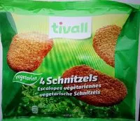 Mängden socker i Tivall Vegetarian 4 Schnitzels