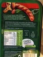 Mängden socker i Vegetarische Bratwurst