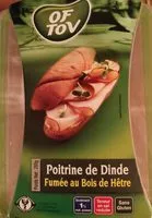 Mängden socker i Of Tov poitrine de dinde fumée of tov