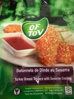 Mängden socker i Batonnets de Dinde au Sesame