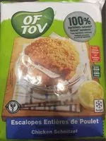 Mängden socker i Escalopes entiere de poulet panees et precuites
