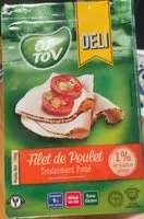 Mängden socker i Filet de poulet tendrement fumé