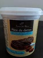 Mängden socker i Pate de dattes
