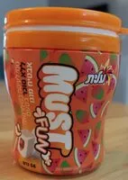 Mängden socker i גומי לעיסה במילוי נוזלי ללא סוכר בטעם אבטיח מנגו