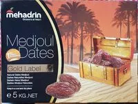 Mängden socker i Datte Medjoul Large Nouvelle Recolte 2017