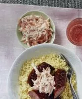 Mängden socker i Pepparkorv med couscous och morotstzatsiki