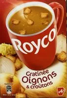 Mängden socker i Soupe gratinée Oignons et croutons