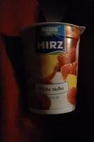 Mängden socker i yoghourt Hirz de Nestle