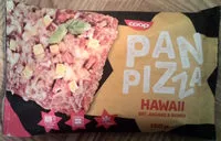 Mängden socker i Coop Pan Pizza Hawaii