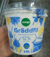 Mängden socker i Gräddfil 12%